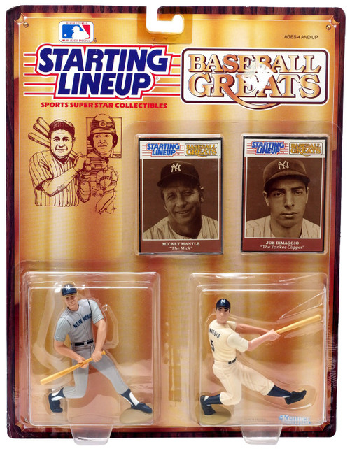MLB Starting Lineup Baseball Greats Mickey Mantle Joe DiMaggio