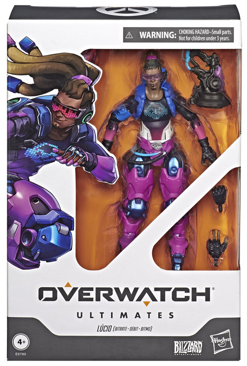 Overwatch Hasbro Ultimates Lucio, Action Figure Collezionabile, Multicolore, E6488ES0 - 5