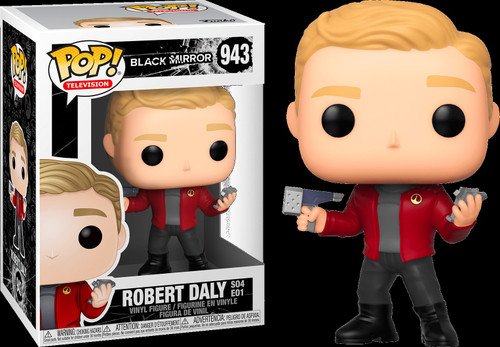 Funko Pop! TV – Black Mirror : Robert Daly – Figurine Vinyle 9 Cm, Sous Licence Officielle, Boîte Présentoir – Collection Black Mirror