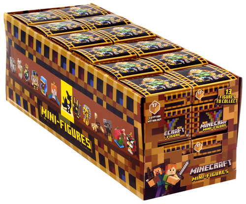 Minecraft Egyptian Mythology Series 17 Mystery Box 24 Packs Mattel