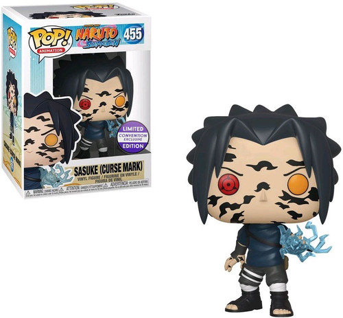 Funko Naruto POP! Animation Sasuke (Curse Mark) Exclusive Vinyl Figure #455 [Damaged Package]