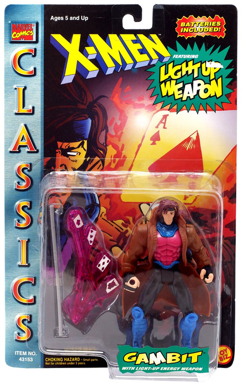 Marvel X Men Classics Gambit Action Figure Toy Biz ToyWiz