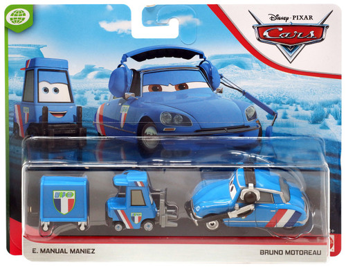 Disney Pixar Cars Cars 3 WGP E. Manual Maniez Bruno Motoreau