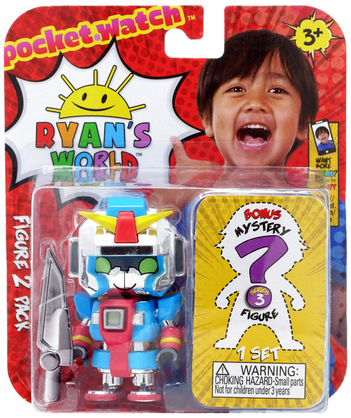 Ryans World Series 3 Robot Ryan Mystery 3 Action Figure 2-Pack