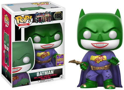 Funko Suicide Squad POP Heroes Joker Batman Exclusive Vinyl