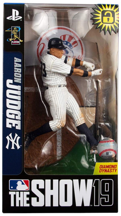 McFarlane Toys MLB New York Yankees The Show 19 Aaron Judge Action Figure  Limited Edition Pinstripe - ToyWiz