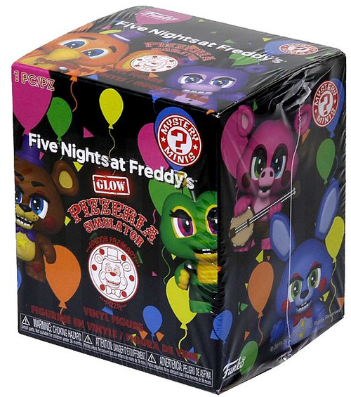 Funko Mystery Minis Five Nights at Freddys Pizza Simulator Glow Funtime  Chica