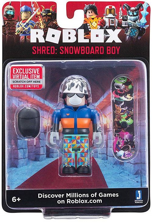 License 2 Play - Roblox Shred Snowboard Boy Action Figure