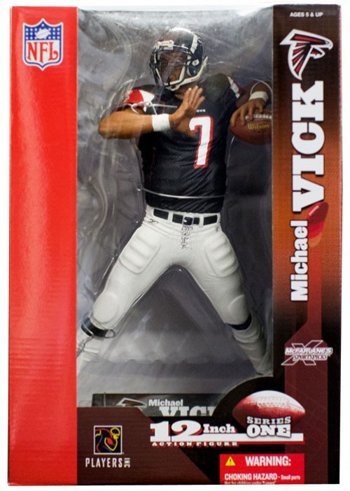 Kabin Michael Vick #7 Red Jersey Variant Chase McFarlane NFL Series 7 Six  Inch Action Figure