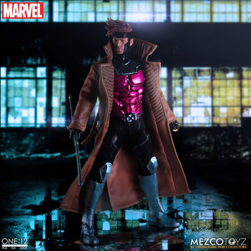 Marvel One12 Collective Gambit Action Figure X-Men Mezco Toyz - ToyWiz