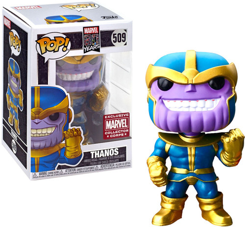 Funko Marvel 80th Anniversary POP Marvel Thanos Exclusive Vinyl
