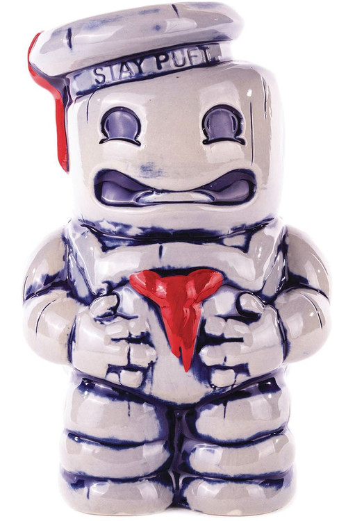 Ghostbusters Stay Puft Marshmallow Man Ceramic Tiki Mug 36 Ounce