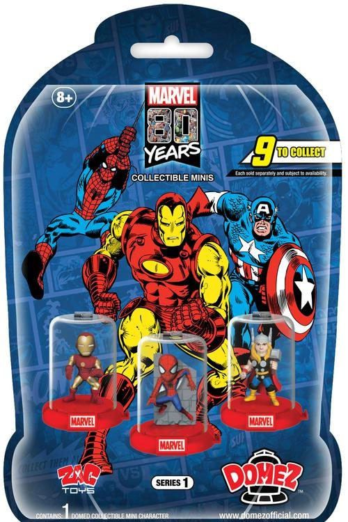Domez Marvel 80th Anniversary Mystery Pack 1 RANDOM Figure Zag