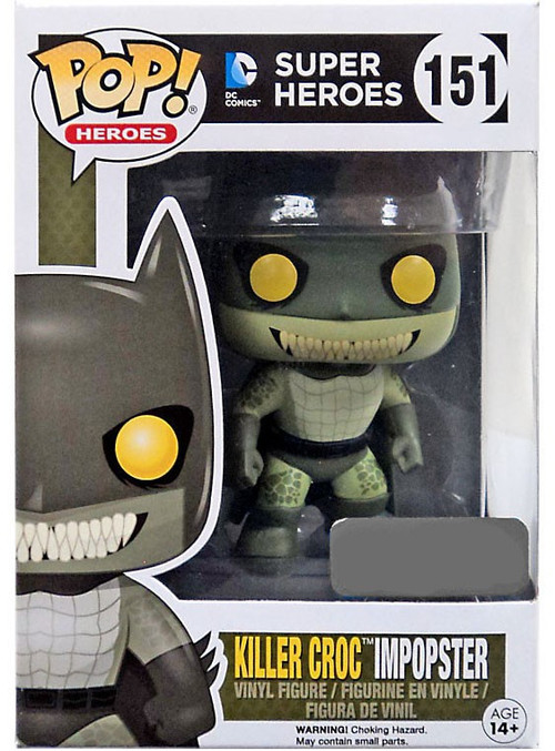 Funko Pop Heroes Suicide Squad Killer Croc (Hooded) #150