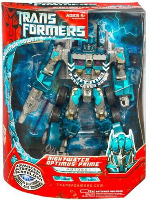 Transformers Movie Leader Class Nightwatch Optimus Prime Action