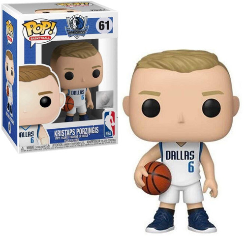 Funko NBA Dalla Mavericks POP Basketball Kristaps Porzingis Vinyl