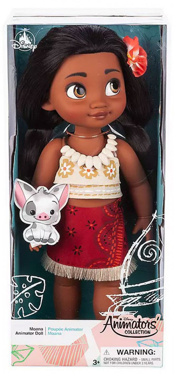 Disney Moana Animators' Collection Moana Exclusive 16-Inch Doll [Tapa Print  Top and Sarong]