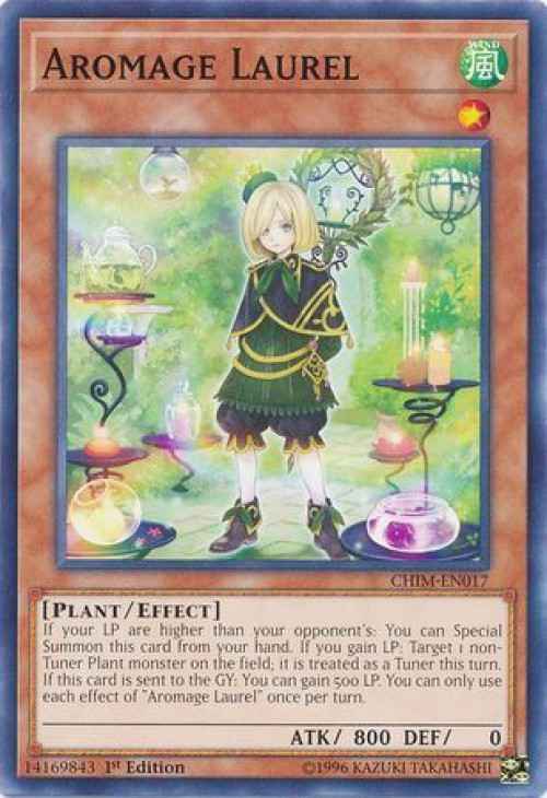 aromage cards yugioh Yu-Gi-Oh! - Rosemary - DUPO-EN083 - Ultra Rare - 1st Edition may be 1st or Unlimited Edition Yu-Gi-Oh! Card CHIM-EN017 Aromage Laurel