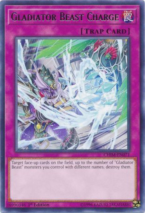 gladiator beast yugioh cards Yu-Gi-Oh! - Equeste (TDGS-EN024) - The Duelist Genesis - Unlimited Edition An individual card from the Yu YuGiOh Gladiator's Assault Rare Gladiator