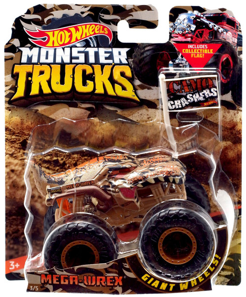 Hot Wheels Monster Trucks Mega Wrex 67/75 Comic Book Crashers New for 2022