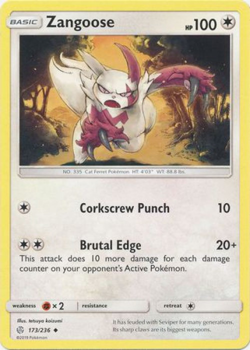 zangoose pokemon card - (14) - EX Sandstorm Fx2 / None / 1 SV01 Pokemon - Zangoose (59) -