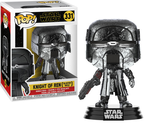 Funko The Rise of Skywalker POP! Star Wars Knight of Ren Vinyl Figure #331  [Blaster, Hematite Chrome]