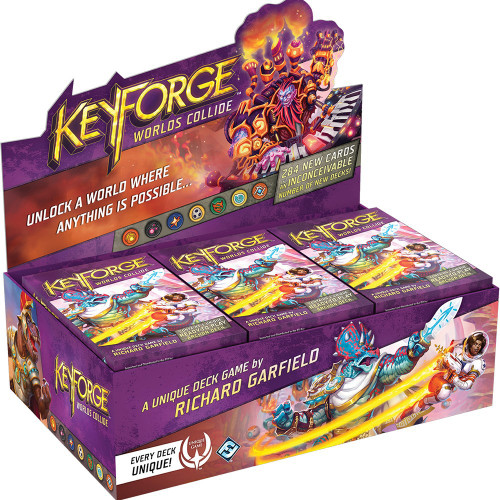 KeyForge Unique Deck Game Worlds Collide Box of 12 Archon Decks Fantasy ...