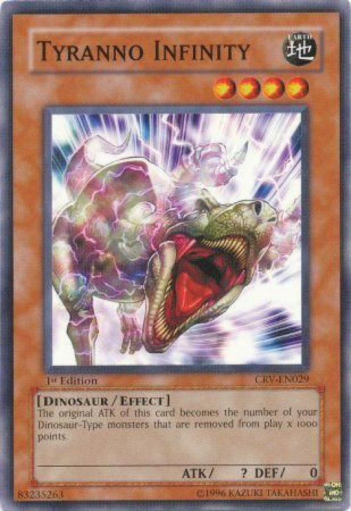 YuGiOh Cybernetic Revolution Single Card Common Tyranno Infinity CRV-EN029  - ToyWiz