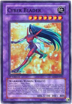 YuGiOh Elemental Energy Single Card Super Rare Cyber Blader EEN