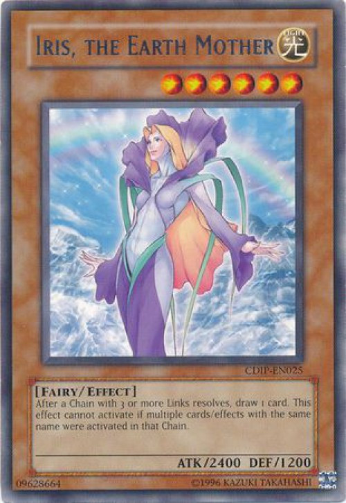 YuGiOh GX Trading Card Game Cyberdark Impact Single Card Rare Iris