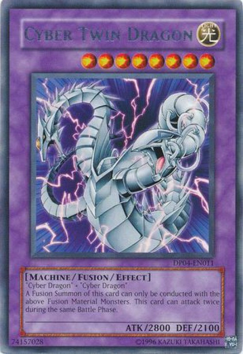 Occasion Carte Yu Gi Oh CYBER DRAGON ULTIME DP04-FR012 1ère édition