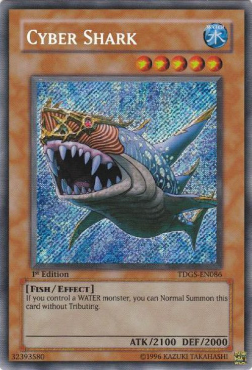 YU-GI-OH! - Cyber Shark (TDGS-EN086) - The Duelist Genesis - 1st