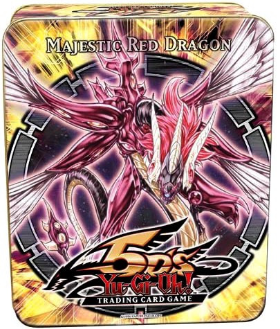 YuGiOh Trading Card Game 2010 Majestic Red Dragon Tin Set 5