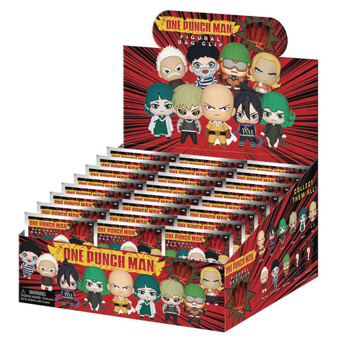 One Punch Man 3D Figural Foam Bag Clip One Punch Man Series 1