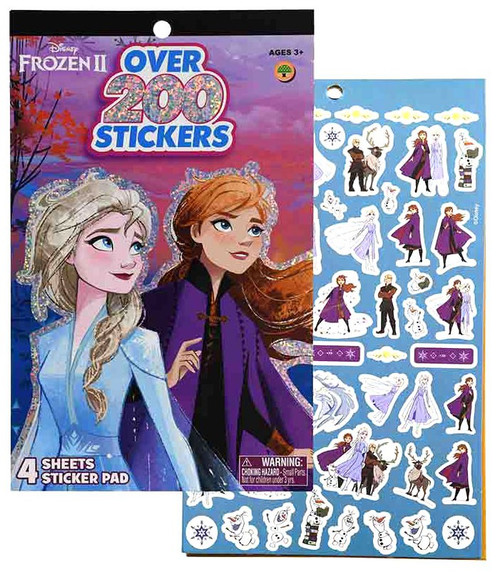 Disney Frozen 2 Frozen 2 Sticker Pad Over 200 Stickers Peachtree ...