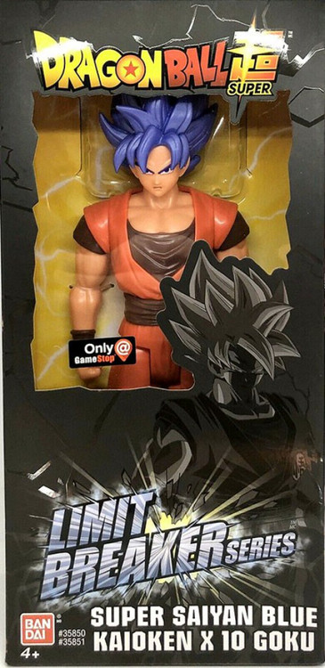 Dragon Ball Super Limit Breaker Series Super Saiyan Blue Kaioken X 10 Goku Exclusive 12 Action Figure Bandai America Toywiz - dragon ball super x roblox