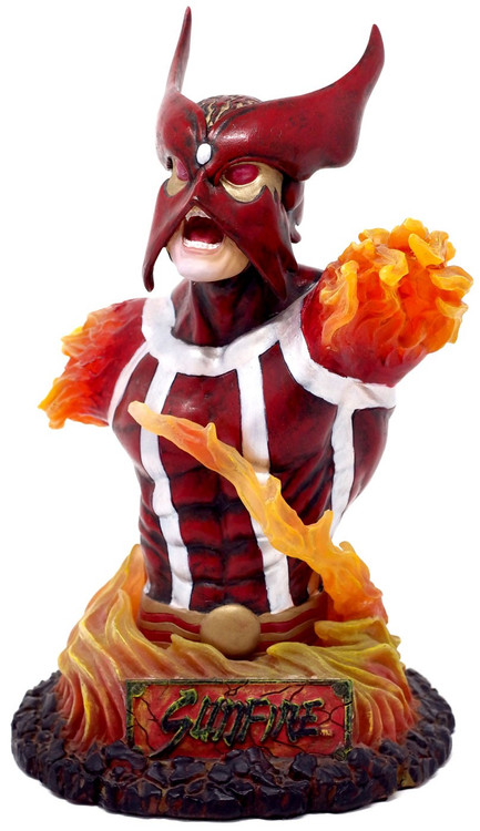 ✷ SUN- FIRE ✷  MARVEL MINI-BUST X-Men Sunfire Mini-Bust in the Box – The Toys Time Forgot