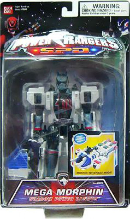 Power Rangers SPD Mega Morphin Shadow Power Ranger Action Figure