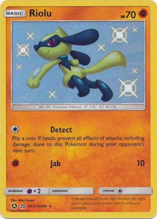 riolu pokemon card value Next Destinies Common This Pokemon also does 20 damage to itself 50 2019 Pokemon Sun & Moon