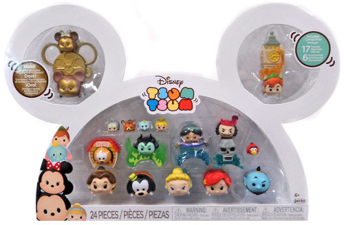 Disney Tsum Tsum Mickey, Minnie, Pluto, Maleficent, Jasmine