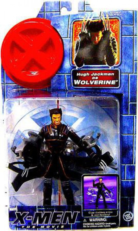 X-Men The Movie Hugh Jackman as Wolverine Action Figure [Damaged Package]