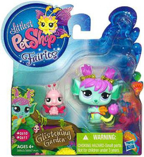 Littlest Pet Shop Fairies Glistening Garden Tulip Fairy Lady Bug