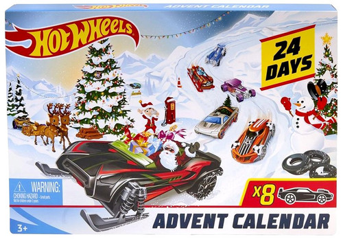 ホットウィール　アドベントカレンダー　2019 Hot Wheels 2019 Holiday Hot Rods 164 Advent Calendar Damaged