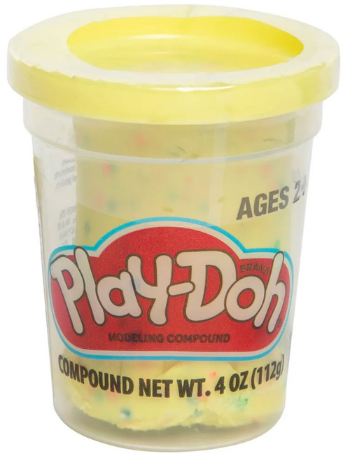 Play-Doh Confetti Yellow 4 Ounce Hasbro Toys - ToyWiz