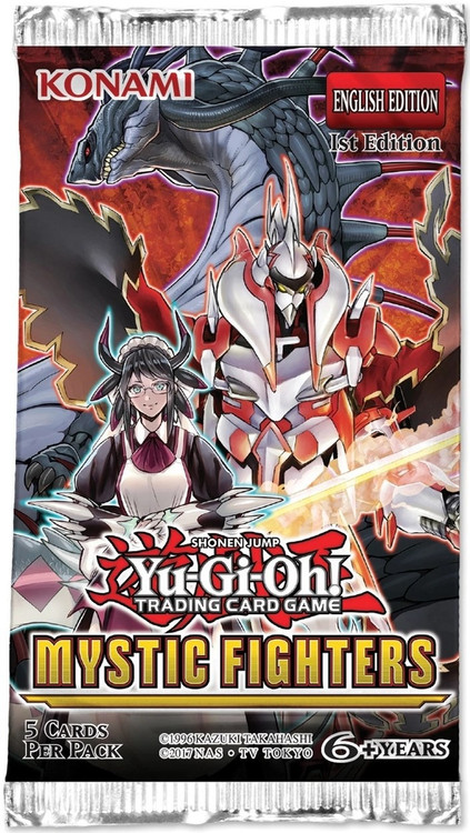 yugioh mystic fighters card list price Amazon.com: yu-gi-oh KONMYFI Mystic Fighters Booster Display Box of 24  Packets : Toys & Games main image 1