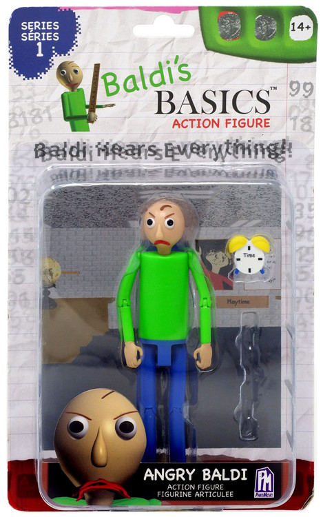 Baldis Basics Series 1 Angry Baldi Action Figure Error Package