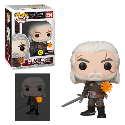 Funko The Witcher 3 Wild Hunt POP Games Geralt Exclusive Vinyl