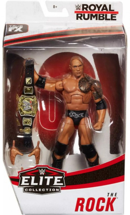 WWE Wrestling Elite Collection Royal Rumble The Rock Exclusive 7 Action ...