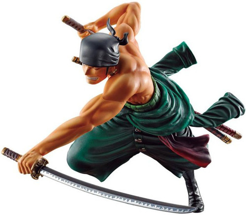 One Piece Ichibansho Roronoa Zoro 5.5-Inch Collectible PVC Figure [Battle Memories]