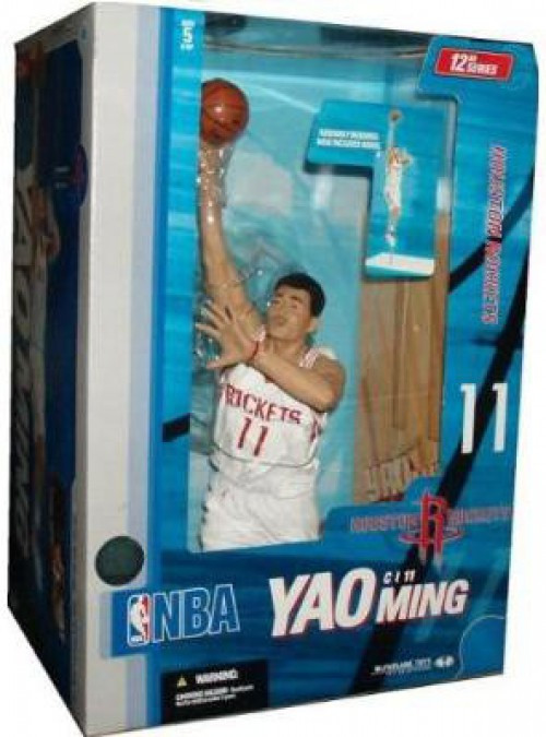 McFarlane Toys NBA Houston Rockets Sports Basketball Deluxe Yao Ming 12 ...